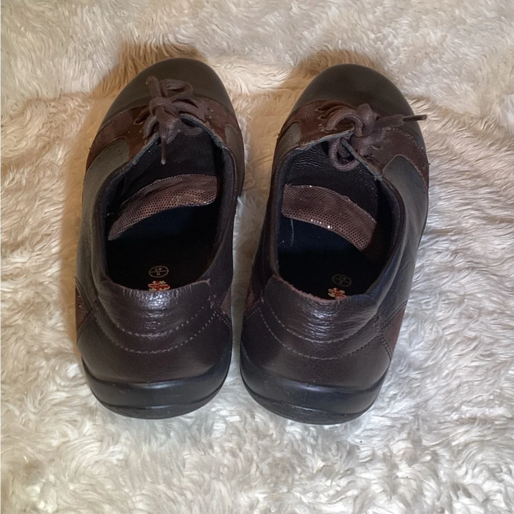 Padders sonnet  dual fit system Brown Leather comfort Shoes size 9 super wide